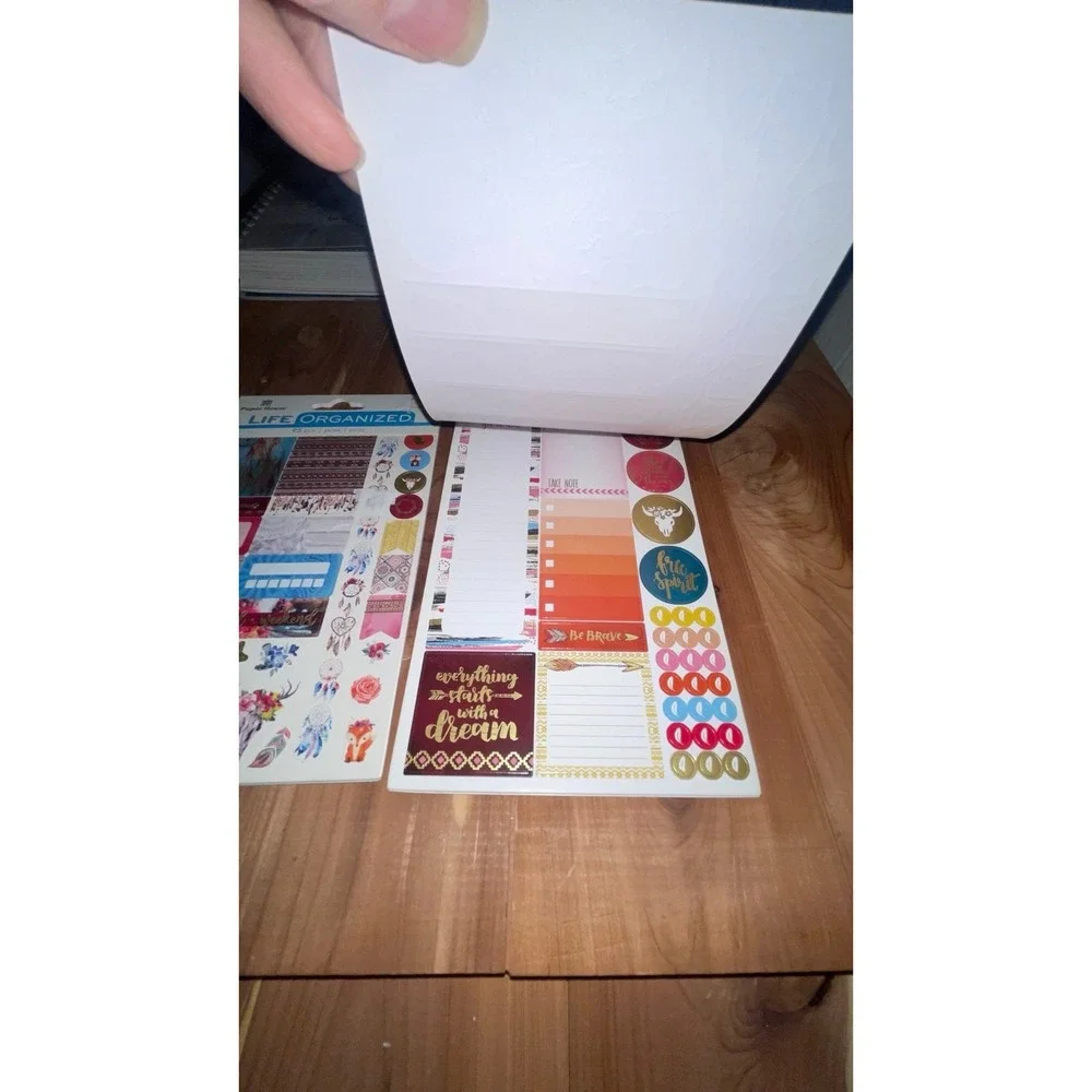 New 18 Month Planner, Organizer Sticker Pad Bundle